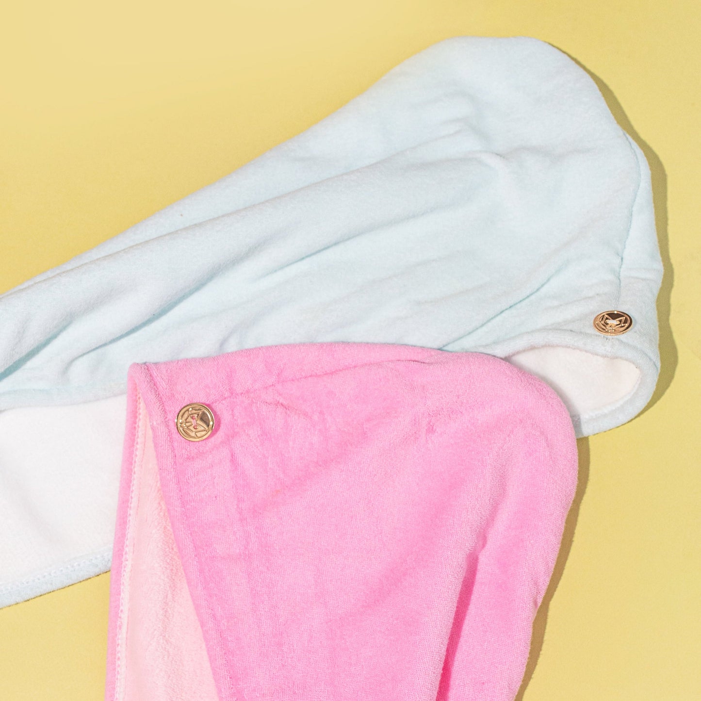 Blue Towel Hair Wrap