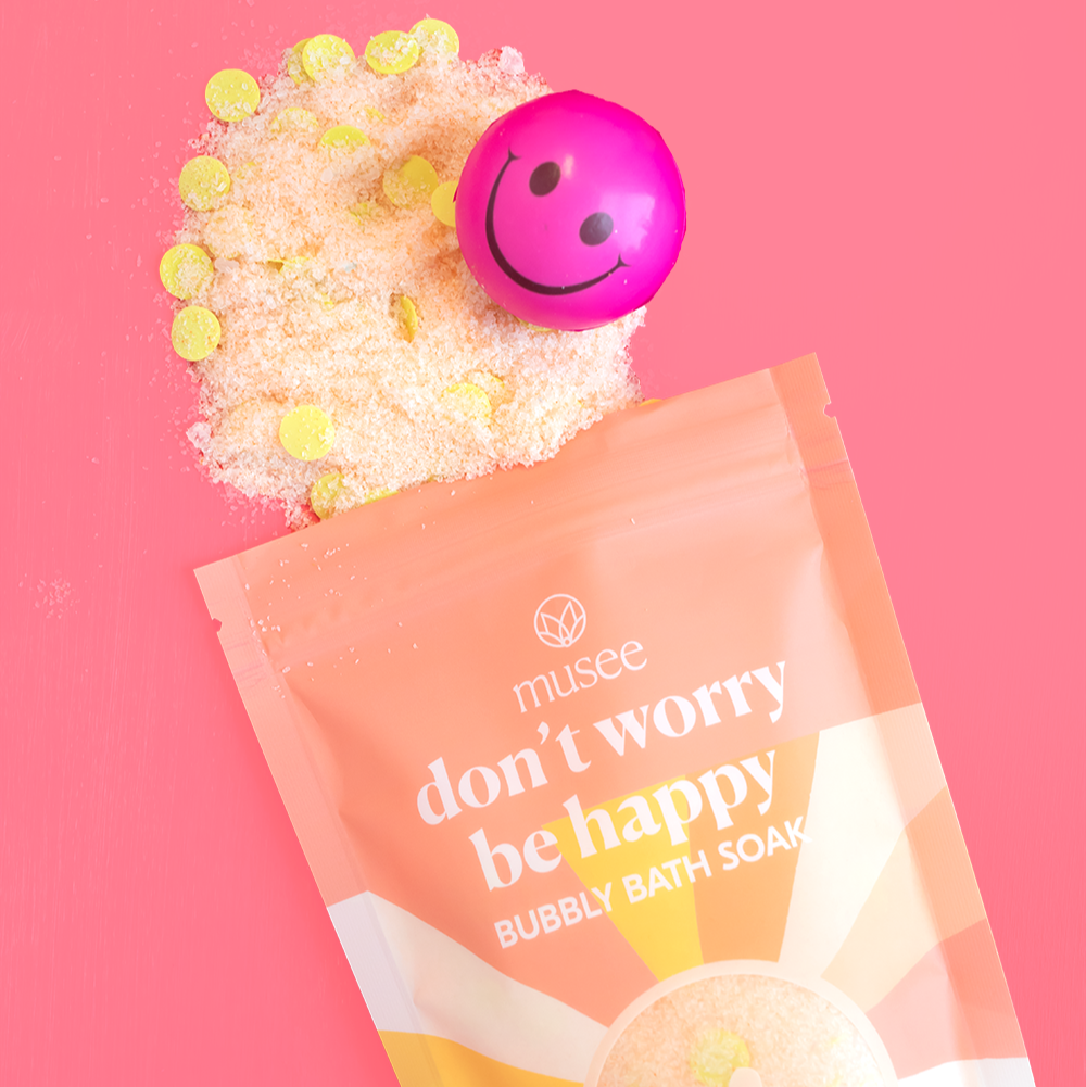 Don't Worry Be Happy Bubbly Bath Soak