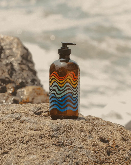 Mind and Body Wash Refillable Glass