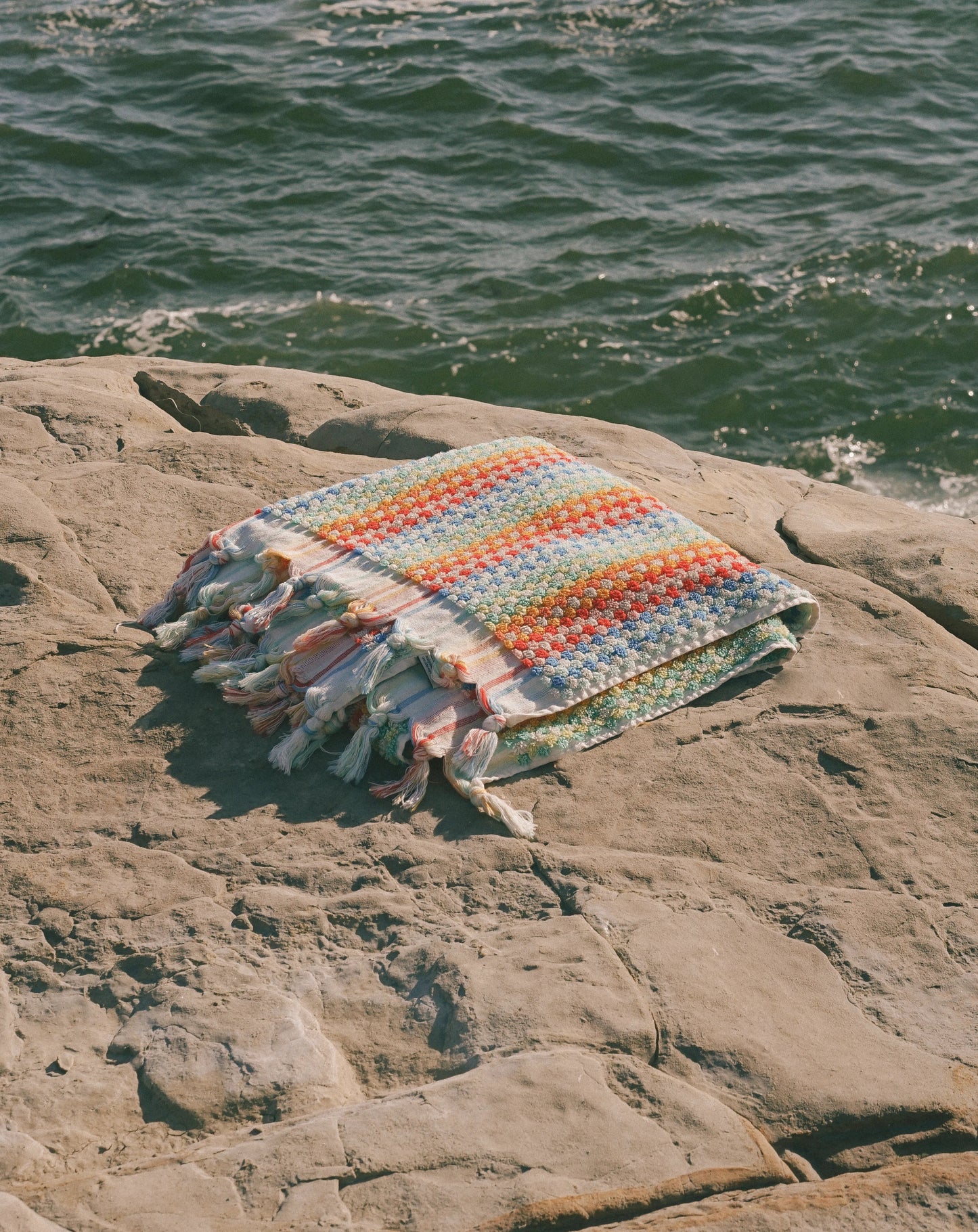 Organic Cosmic Rainbow Towel (Vibrant)