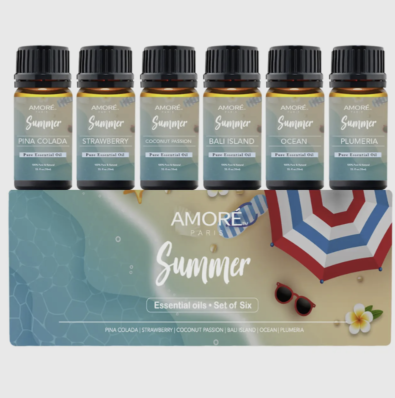 Amoré Summer Essential Oils - 6 pack