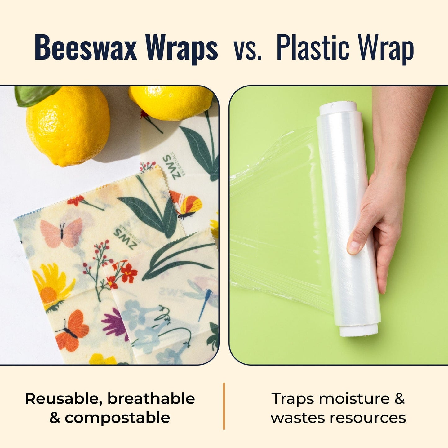 Beeswax Wraps – Plastic-Free Food Storage