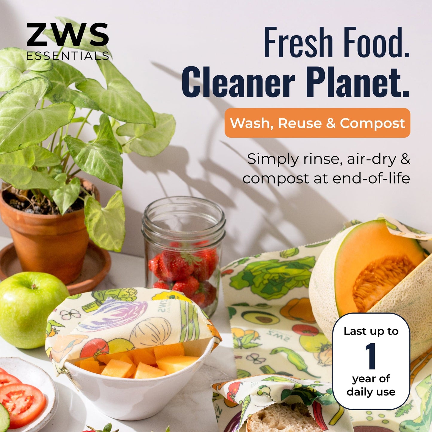 Beeswax Wraps – Plastic-Free Food Storage