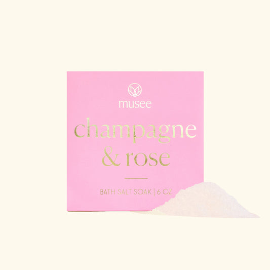 Champagne & Rose Mini Bath Salt Soak