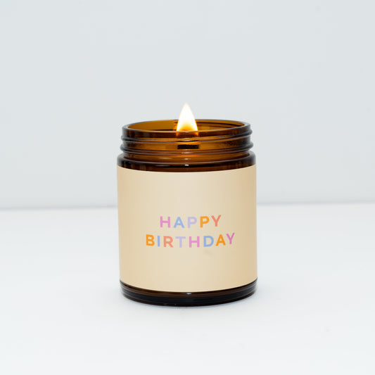 Happy Birthday Jar Candle