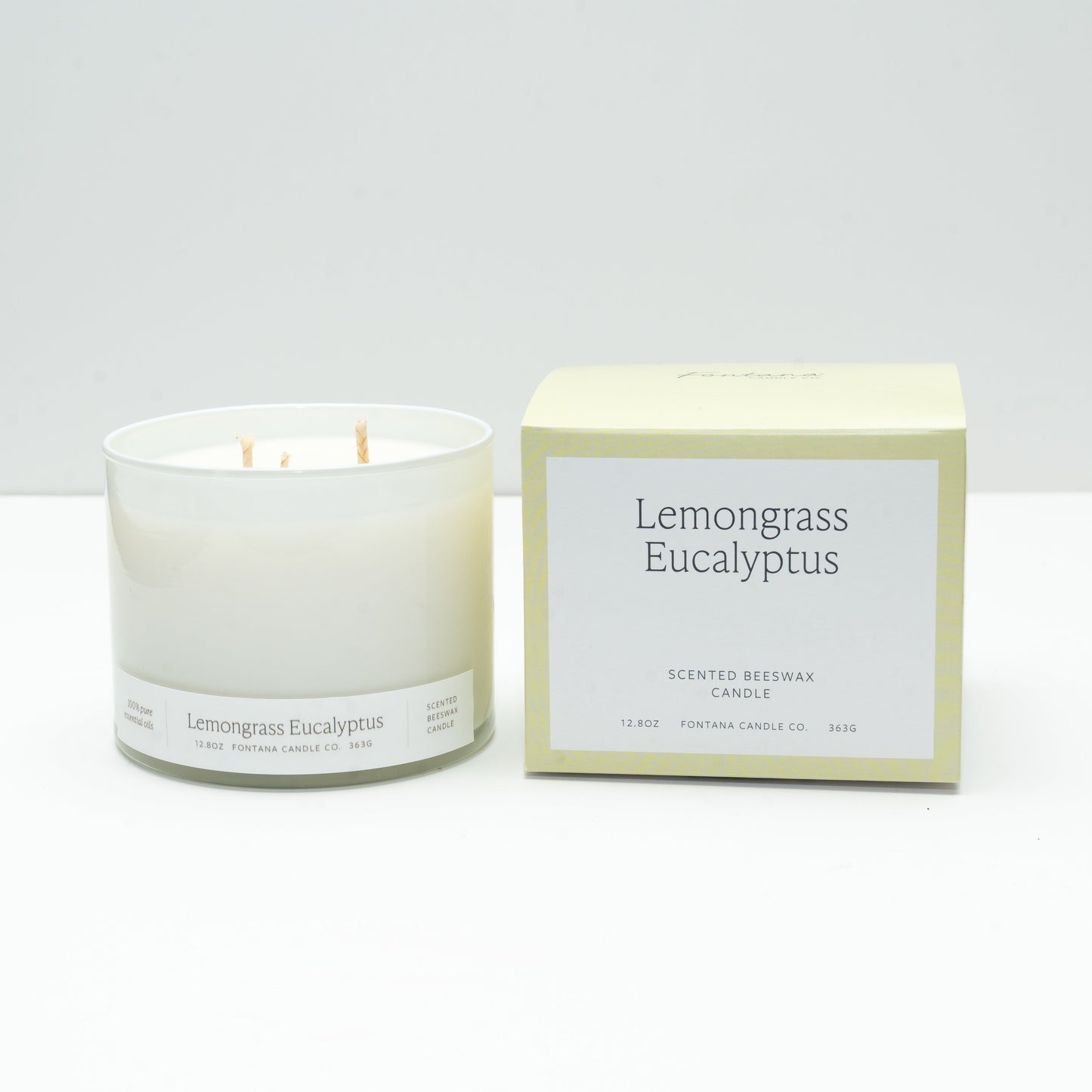 Lemongrass Eucalyptus 3-Wick Candle
