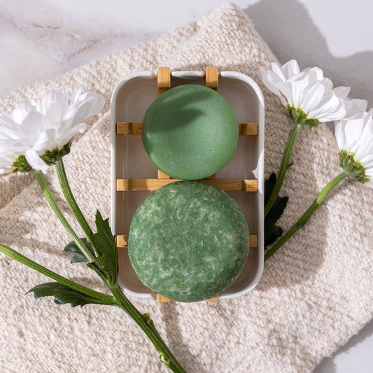 Bloom Shampoo & Conditioner Bar Duo - Castor Oil, For Hair Growth