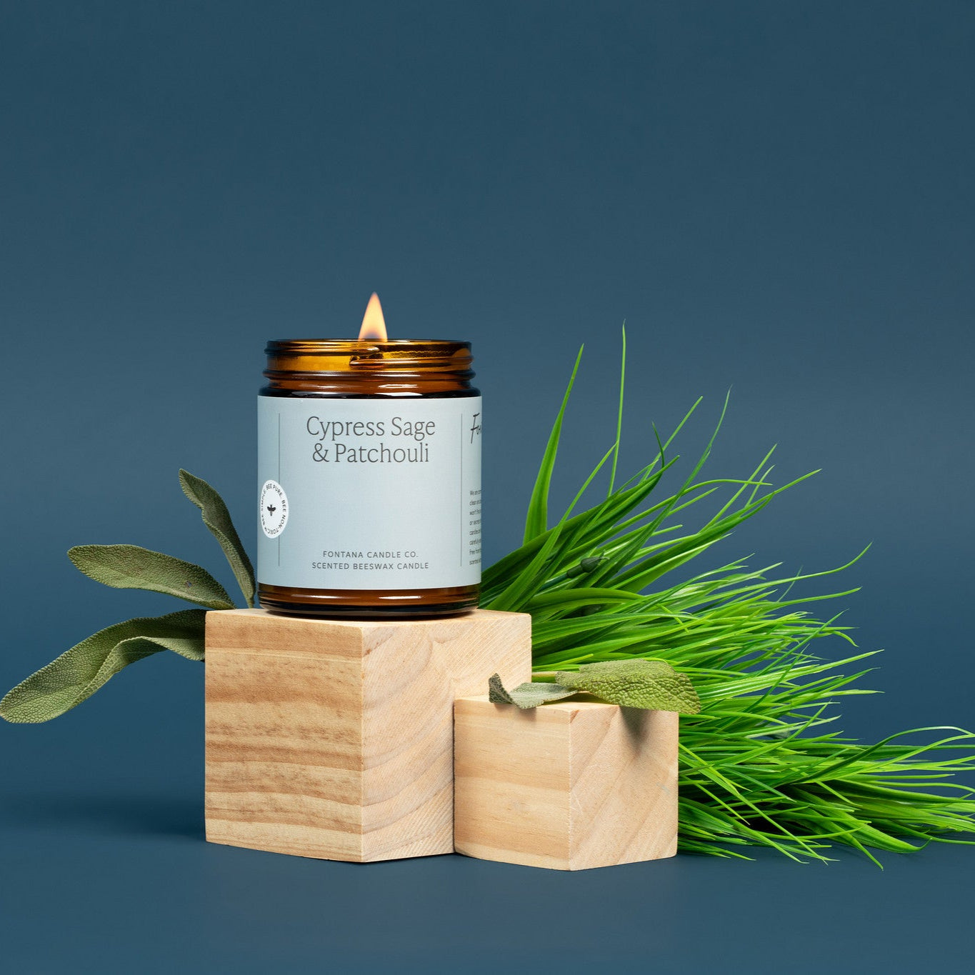 Cypress Sage & Patchouli Jar Candle