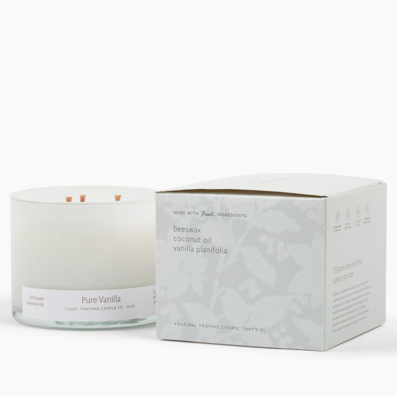 Pure Vanilla 3-Wick Candle