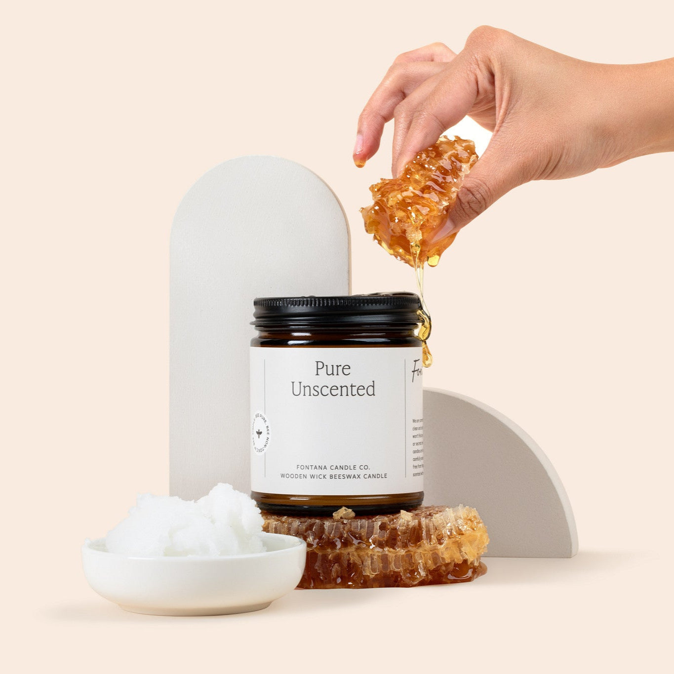 Pure Unscented Jar Candle