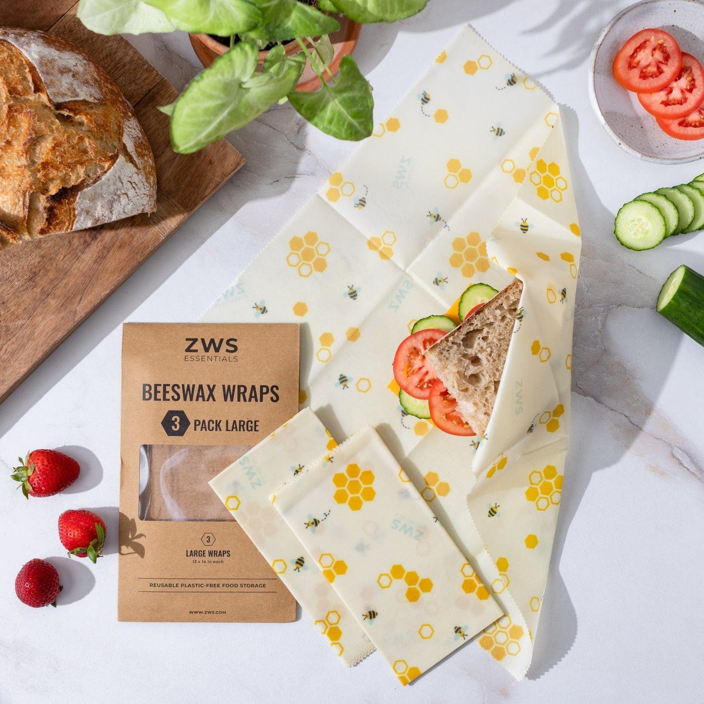 Beeswax Wraps – Plastic-Free Food Storage